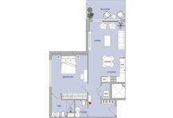 1 bedroom apartment